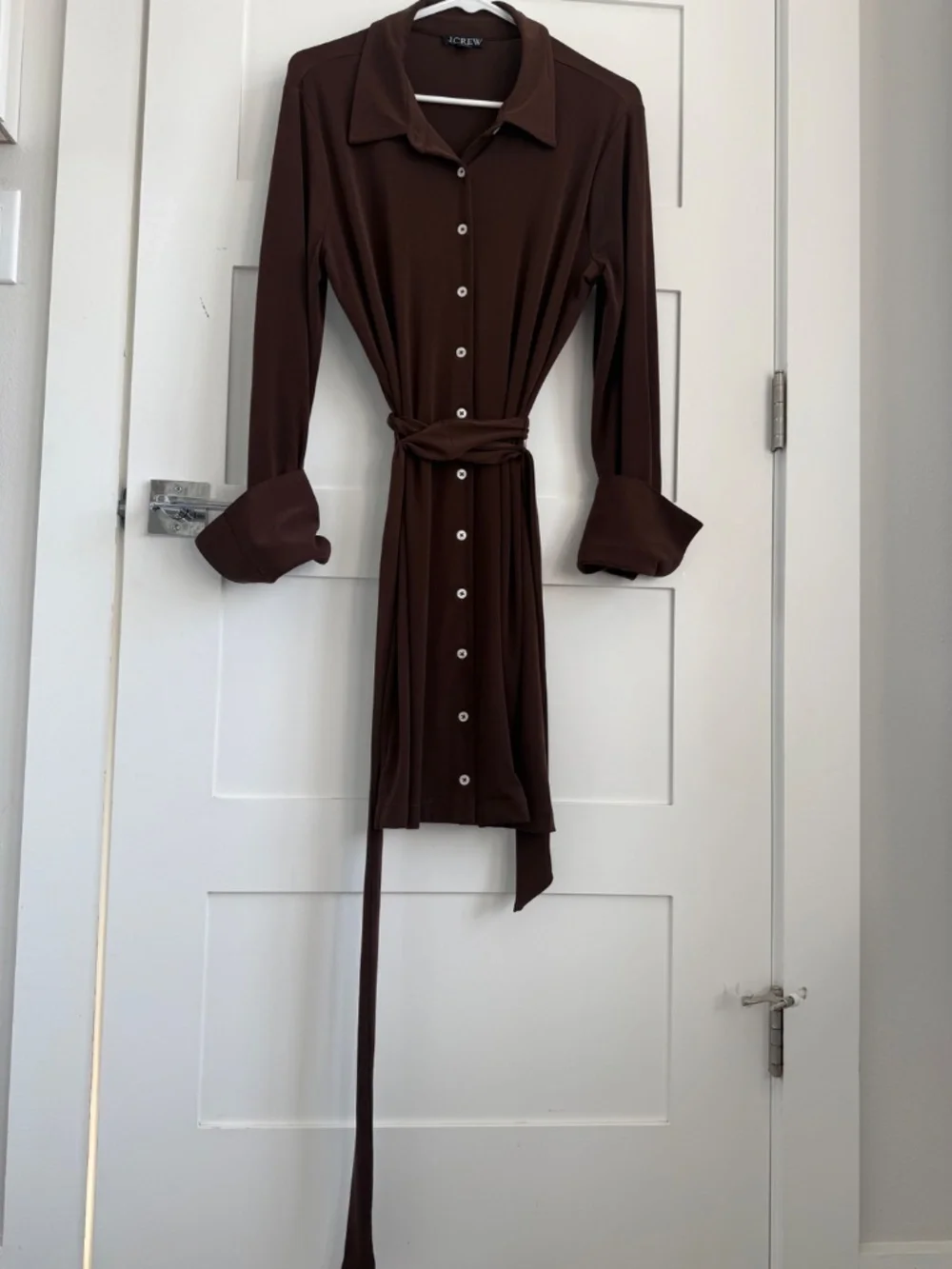 Buttondown shirt dress from J.Crew